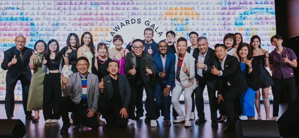 The live photo mosaic wall at the SRA Retail Awards Gala 2026
