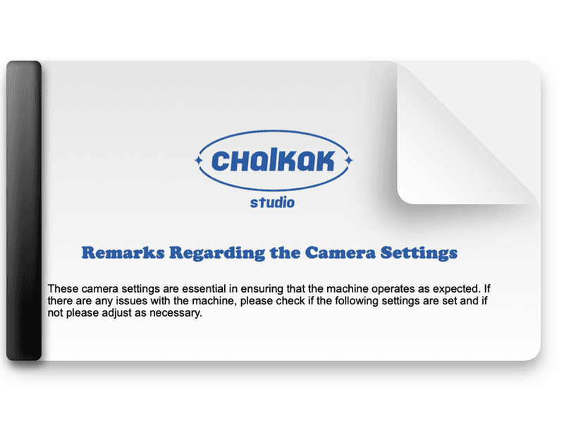 Guide: Photobooth Camera Settings
